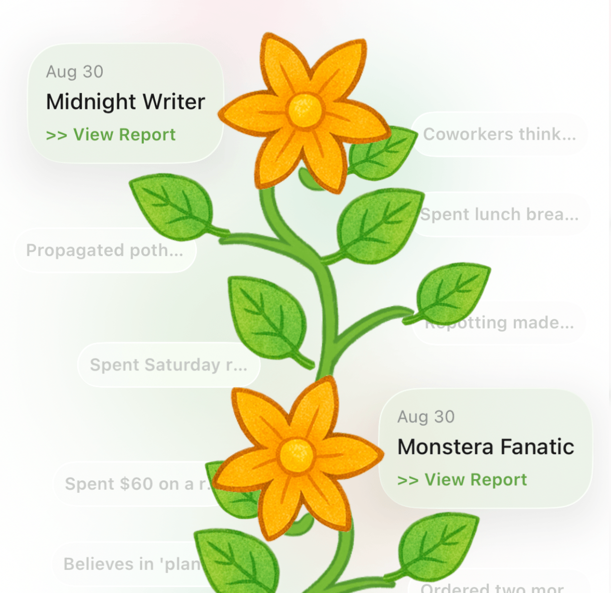 Actively helps you reflect and grow